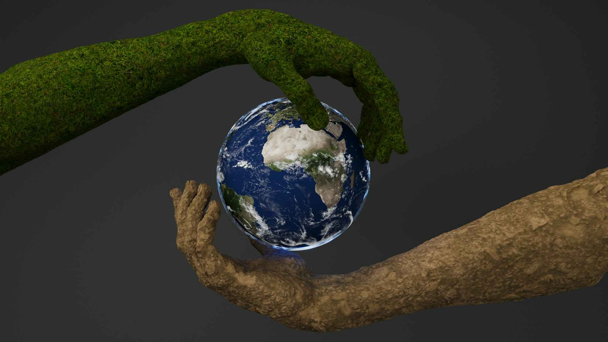 Illustrative environmental care scene